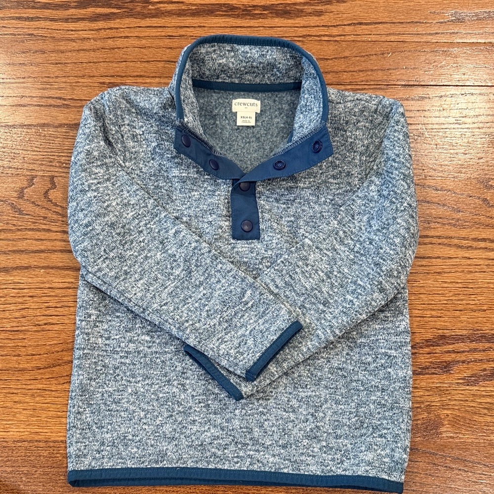 Crewcuts Toddler Boy Blue Fleece (XS 4/5)
